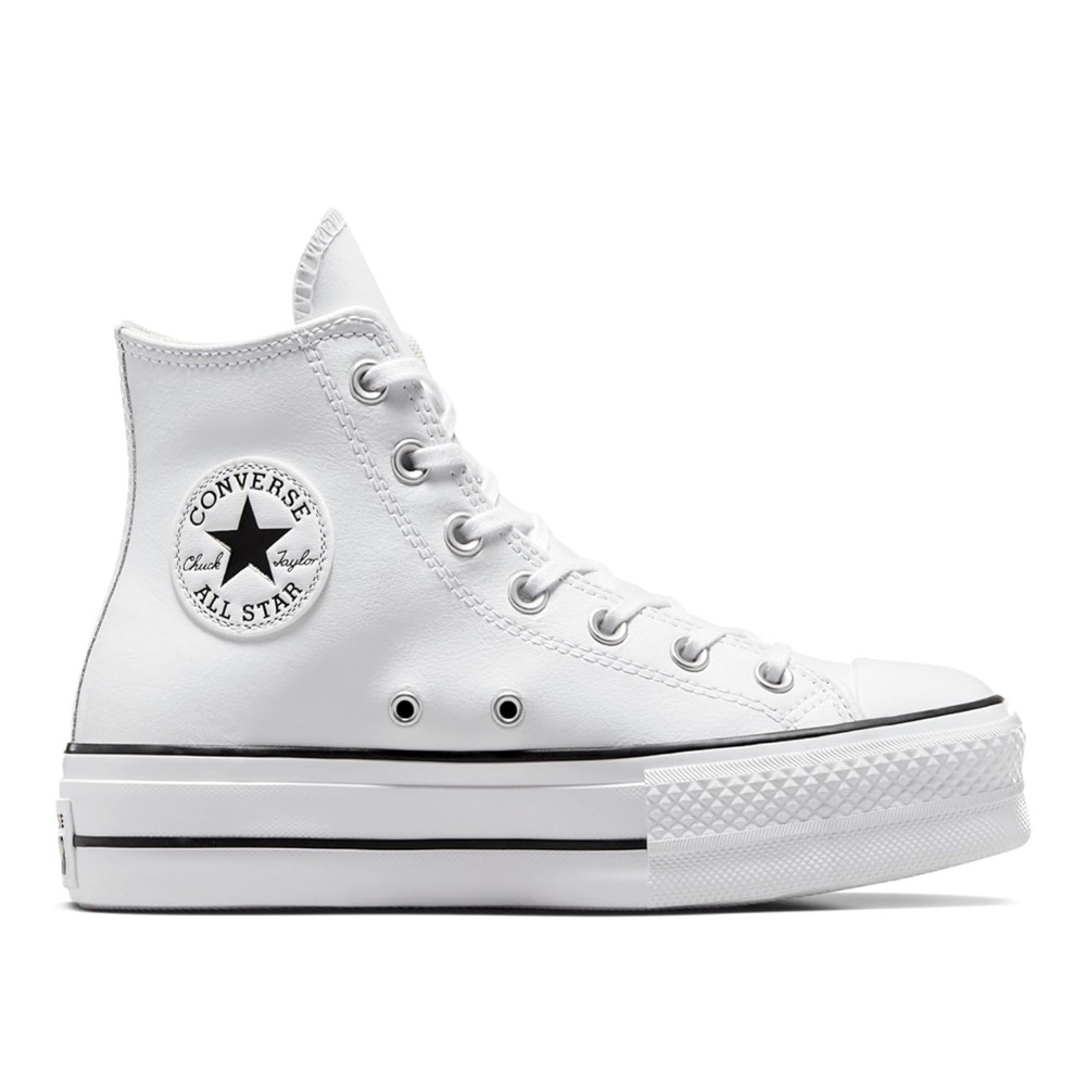Converse Women's Chuck Taylor All Star Lift Platform Leather High Top Sneaker - Picture 3 of 11